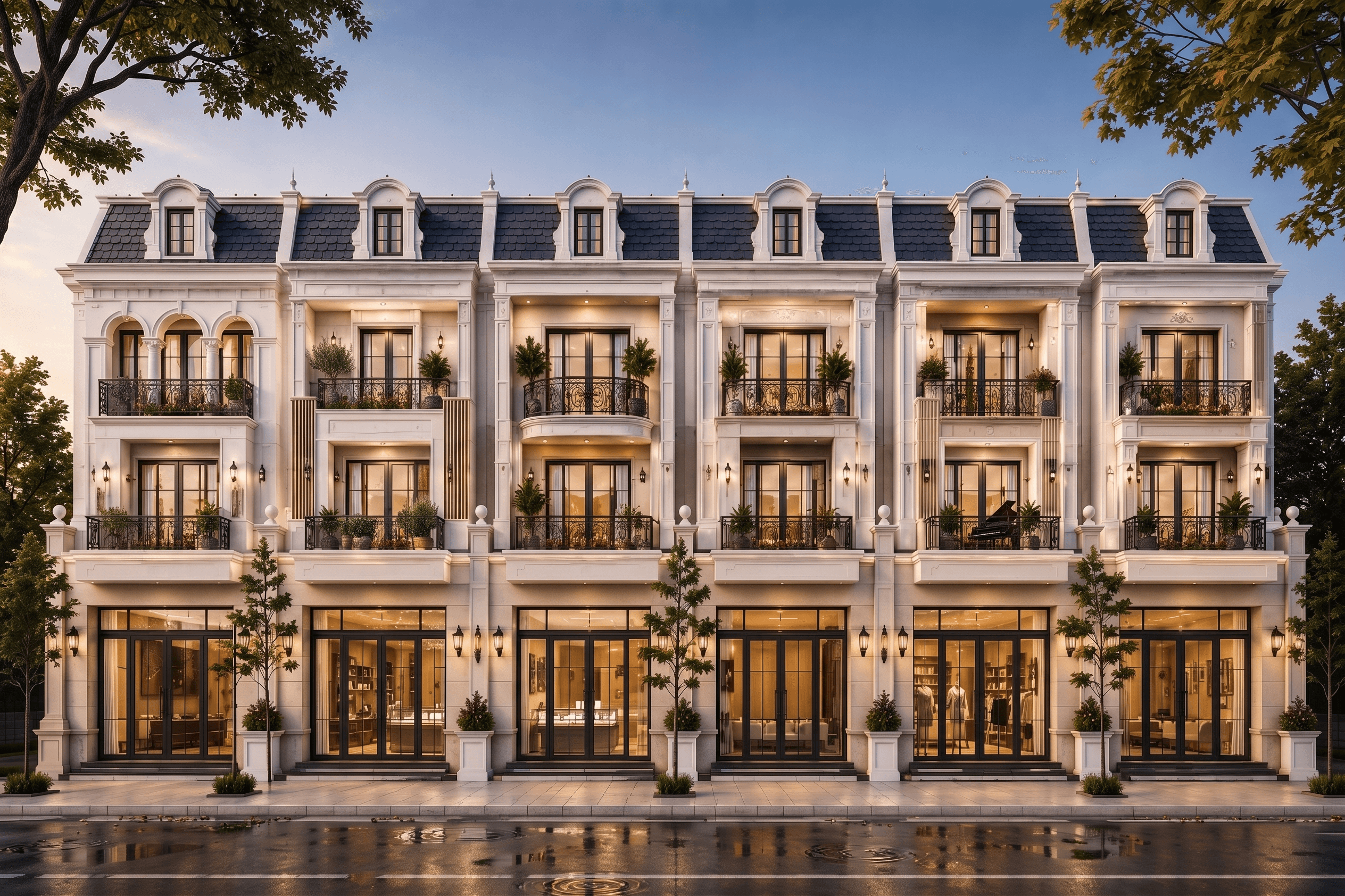 Biệt thự phối cảnh 1